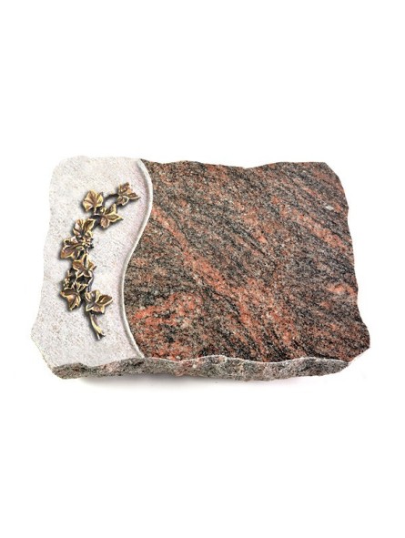 Grabplatte Himalaya Wave Efeu (Bronze)