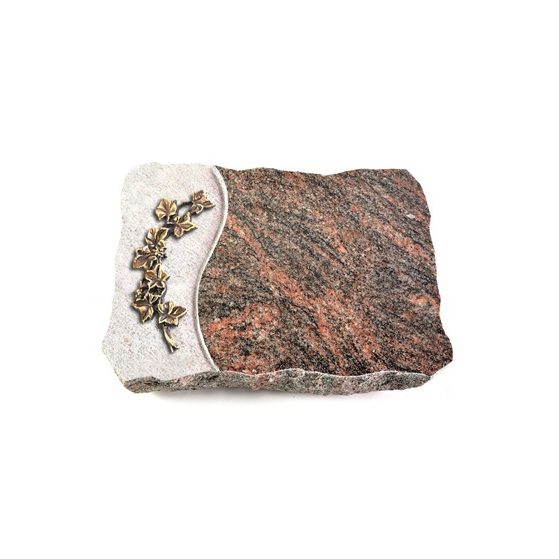 Grabplatte Himalaya Wave Efeu (Bronze)