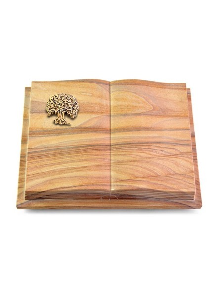 Grabbuch Livre Podest Folia/Rainbow Baum 3 (Bronze)