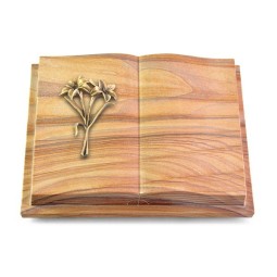 Grabbuch Livre Podest Folia/Rainbow Lilie (Bronze)