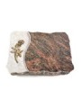 Grabplatte Himalaya Wave Rose 6 (Bronze)
