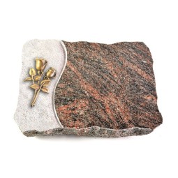 Grabplatte Himalaya Wave Rose 11 (Bronze)