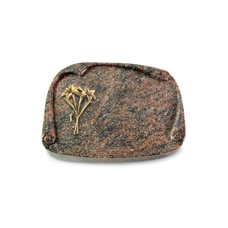 Grabbuch Papyros/Himalaya Lilie (Bronze)