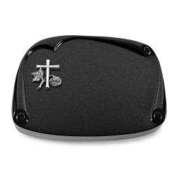 Grabbuch Papyros/Indisch Black Kreuz 1 (Alu)