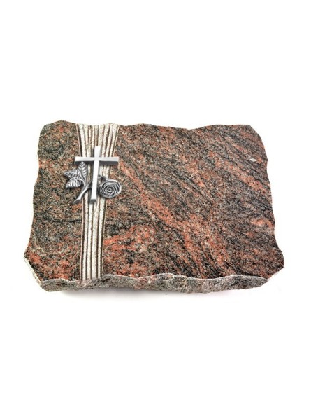 Grabplatte Himalaya Strikt Kreuz 1 (Alu)