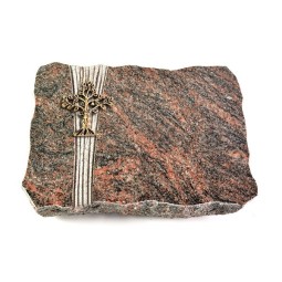 Grabplatte Himalaya Strikt Baum 2 (Bronze)