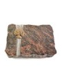 Grabplatte Himalaya Strikt Baum 3 (Bronze)