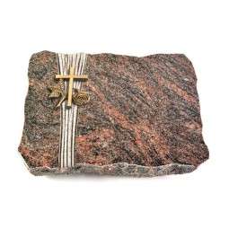 Grabplatte Himalaya Strikt Kreuz 1 (Bronze)