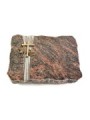 Grabplatte Himalaya Strikt Kreuz 1 (Bronze)