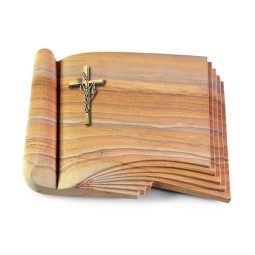 Grabbuch Prestige/Rainbow Kreuz/Ähren (Bronze)