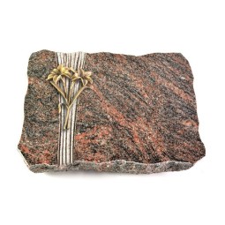 Grabplatte Himalaya Strikt Lilie (Bronze)