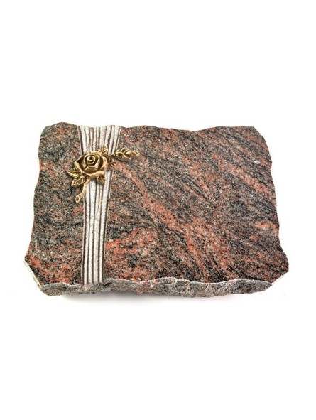 Grabplatte Himalaya Strikt Rose 1 (Bronze)