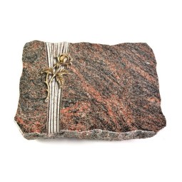 Grabplatte Himalaya Strikt Rose 2 (Bronze)