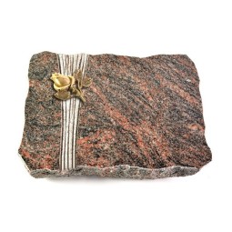 Grabplatte Himalaya Strikt Rose 3 (Bronze)