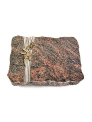 Grabplatte Himalaya Strikt Rose 6 (Bronze)