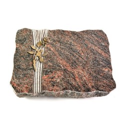 Grabplatte Himalaya Strikt Rose 6 (Bronze)