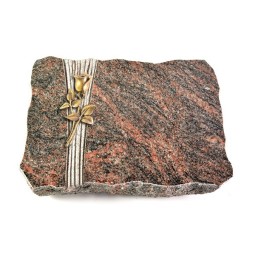 Grabplatte Himalaya Strikt Rose 8 (Bronze)