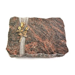Grabplatte Himalaya Strikt Rose 11 (Bronze)