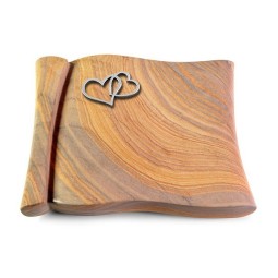 Grabbuch Voltaire/Rainbow Herzen (Alu)