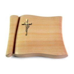 Grabbuch Voltaire/Woodland Kreuz/Ähren (Bronze)