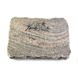 Grabplatte Juparana/Pure Vögel