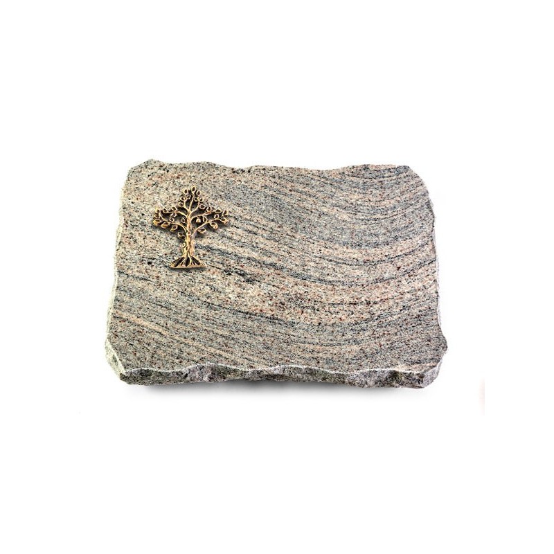 Grabplatte Juparana/Pure Baum 2 (Bronze)