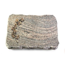 Grabplatte Juparana/Pure Efeu (Bronze)