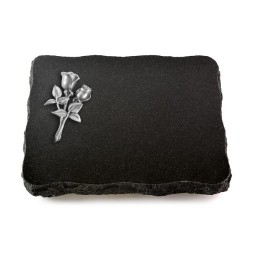 Grabplatte Indisch Black Pure Rose 11 (Alu)