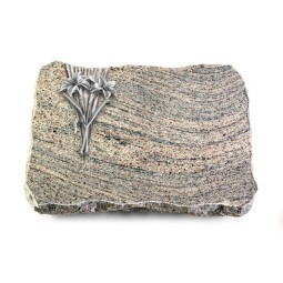 Grabplatte Juparana/Delta Lilie (Alu)