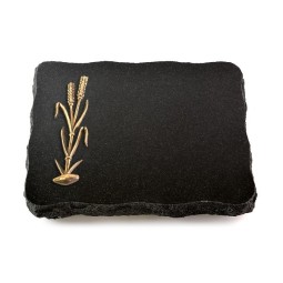 Grabplatte Indisch Black Pure Ähren 2 (Bronze)