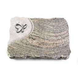 Grabplatte Juparana/Folio Papillon (Alu)