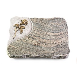 Grabplatte Juparana/Folio Rose 2 (Bronze)