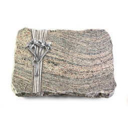 Grabplatte Juparana/Strikt Lilie (Alu)