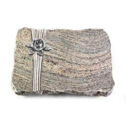 Grabplatte Juparana/Strikt Rose 4 (Alu)