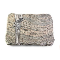 Grabplatte Juparana/Strikt Rose 6 (Alu)