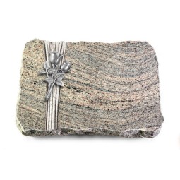 Grabplatte Juparana/Strikt Rose 11 (Alu)