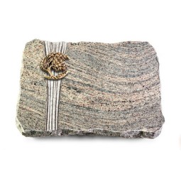 Grabplatte Juparana/Strikt Baum 1 (Bronze)