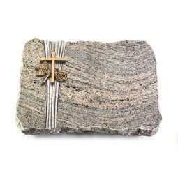 Grabplatte Juparana/Strikt Kreuz 1 (Bronze)