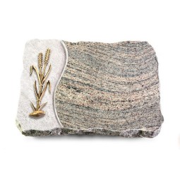Grabplatte Juparana/Wave Ähren 2 (Bronze)