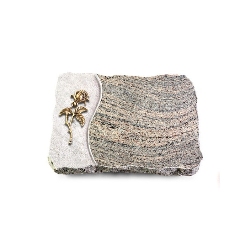 Grabplatte Juparana/Wave Rose 2 (Bronze)