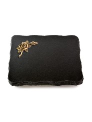 Grabplatte Indisch Black Pure Rose 1 (Bronze)