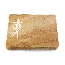 Grabplatte Kashmir/Pure Kreuz 3