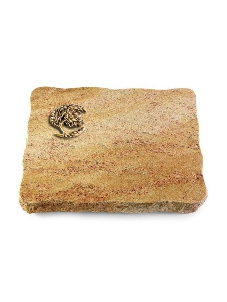 Grabplatte Kashmir/Pure Baum 1 (Bronze)
