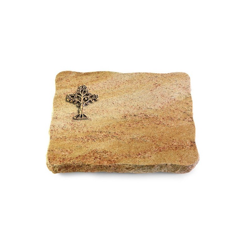 Grabplatte Kashmir/Pure Baum 2 (Bronze)