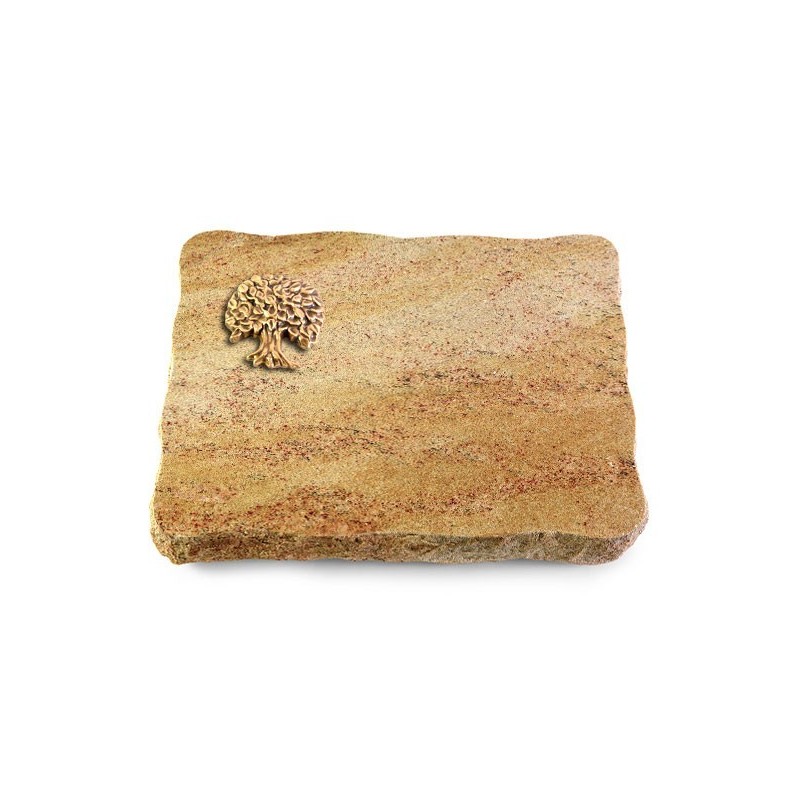 Grabplatte Kashmir/Pure Baum 3 (Bronze)