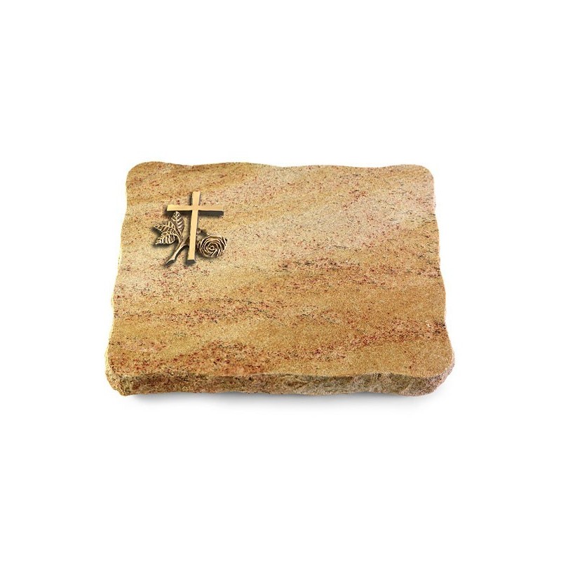Grabplatte Kashmir/Pure Kreuz 1 (Bronze)