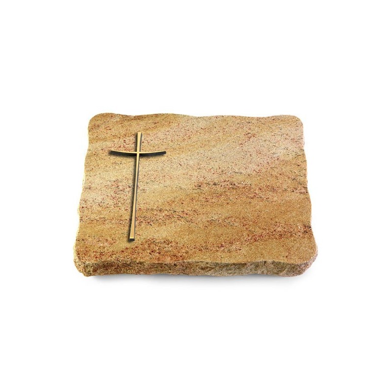 Grabplatte Kashmir/Pure Kreuz 2 (Bronze)