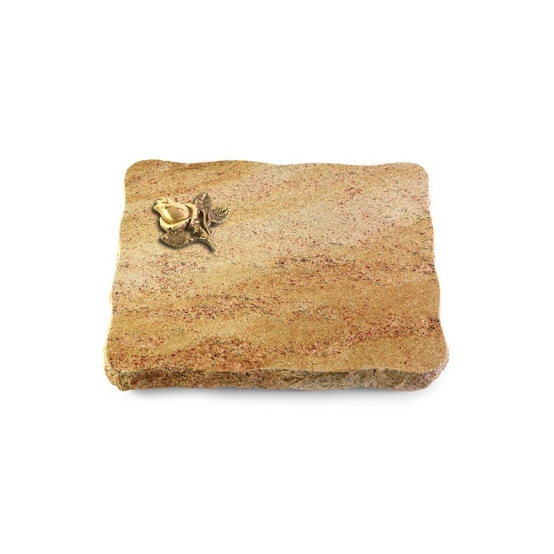 Grabplatte Kashmir/Pure Rose 3 (Bronze)