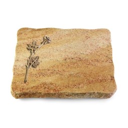 Grabplatte Kashmir/Pure Rose 9 (Bronze)