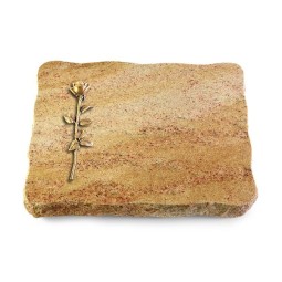 Grabplatte Kashmir/Pure Rose 12 (Bronze)